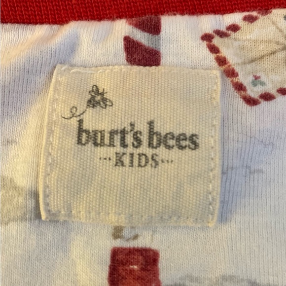 Burt's Bees 2-Pc Unisex LS Organic Cotton Pajama Set, Multi - Size 2T (GUC) - Picture 5 of 7
